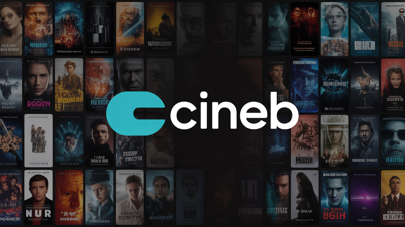 Cineb streaming platform interface showing HD movies and TV shows